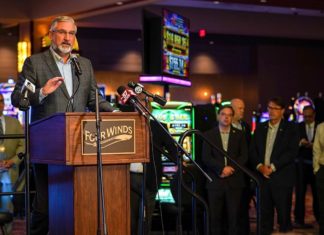 Indiana’s Four Winds Casino launches expanded table games with the Gov.