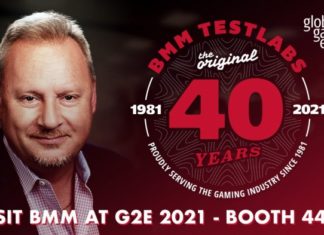 BMM Testlabs celebrates its 40th anniversary at the G2E 2021