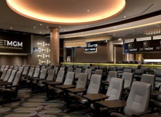 MGM National Harbor unveils first renderings of upcoming BetMGM sportsbook lounge