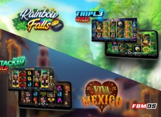 FMBDS launches Viva Mexico and Rainbow Falls slots in Europe