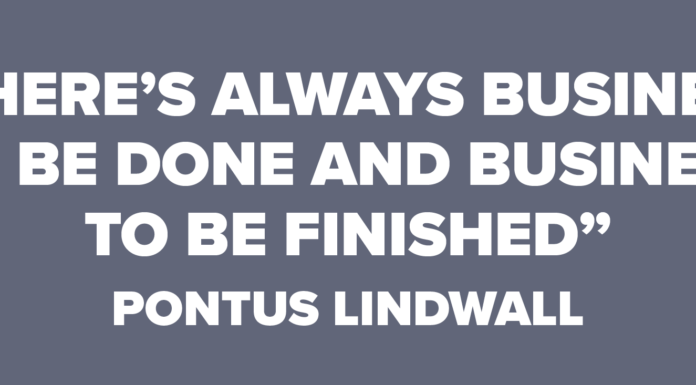 Pontus Lindwall’s unfinished business