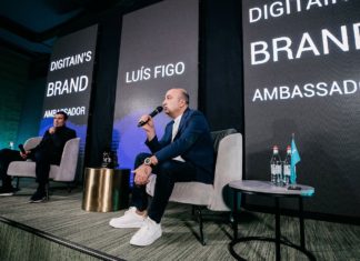 Digitain's brand ambassador and soccer legend Luís Figo visits Armenia headquarters for press conference