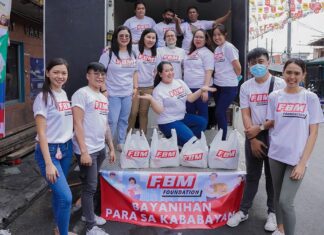 FBM Foundation helps and donates to 500+ Manila families affected by fire incident
