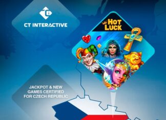 CT Interactive sees 10 more games, Hot Luck Jackpot certified in the Czech Republic