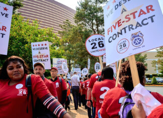 Encore Boston Harbor workers authorize June 30 strike if contract agreement not reached before deadline