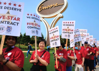 Encore Boston workers reach tentative agreement with Wynn on union contract, strike now averted