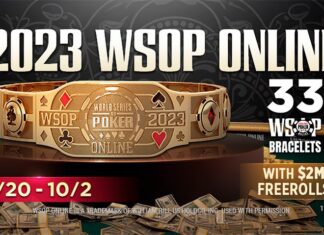 GGPoker announces WSOP Online 2023 schedule with 33 bracelet events, $25M main event