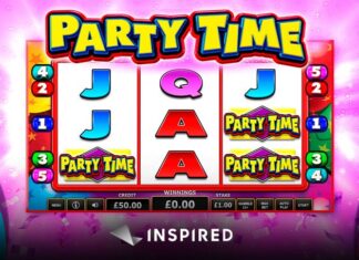 Inspired launches new B3 slot game Party Time for UK retail