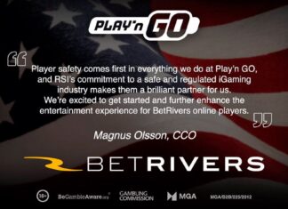 Play'n GO announces partnership with US company Rush Street Interactive to launch games on BetRivers platform