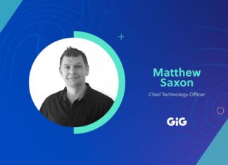 GiG welcomes Matthew Saxon as Chief Technology Officer for Platform & Sportsbook