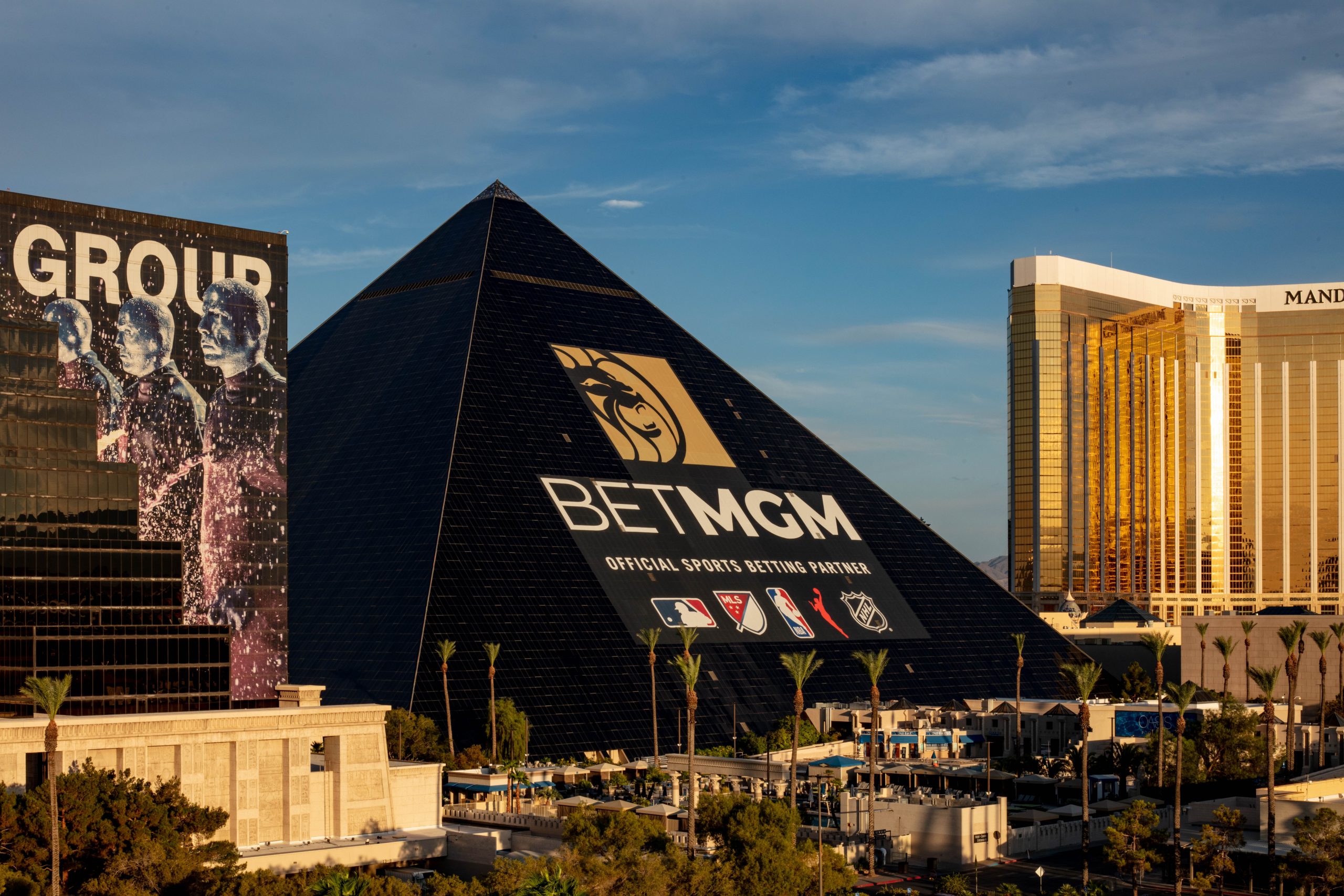 BetMGM on the Luxor