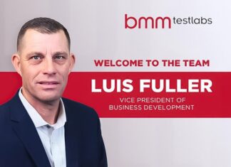 BMM Testlabs appoints Luis Fuller as Vice President of Business Development