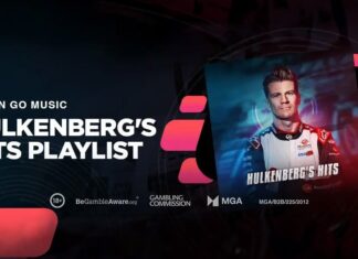 Play'n GO Music announces Hulkenberg's Hits playlist in collaboration with MoneyGram Haas F1 Team