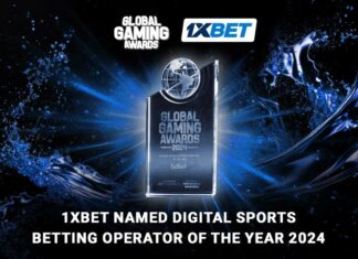 1xBet named Digital Sports Betting Operator of the Year at Global Gaming Awards Asia-Pacific 2024