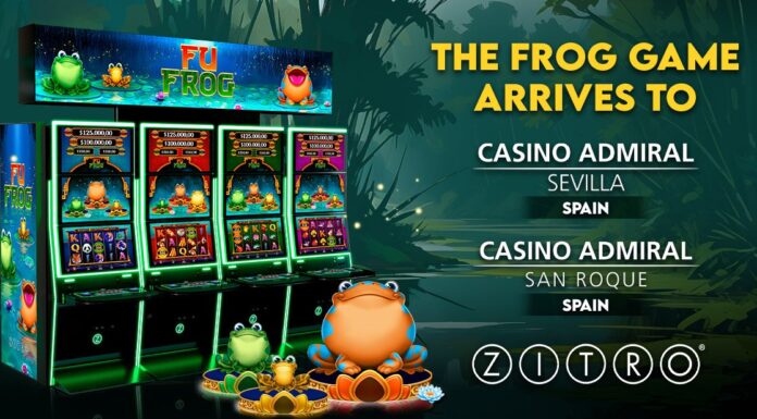 Zitro instals its Fu Frog multi-game in Admiral casinos in San Roque and Seville