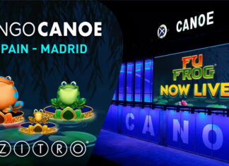 Madrid's Bingo Canoe celebrates the arrival of Zitro's Fu Frog game to its gaming hall