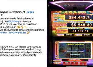 Mexican player wins Ainsworth’s Big Six Jackpot at Hollywood Entertainment Casino