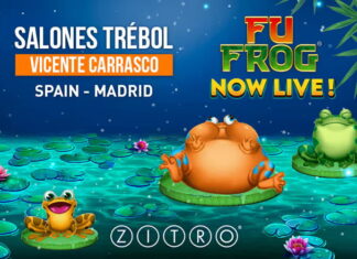 Zitro celebrates the arrival of its Fu Frog game to the Trébol gaming halls of Vicente Carrasco Group in Madrid