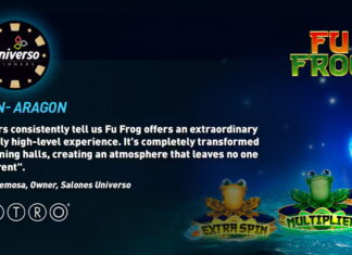 Zitro's Fu Frog multigame arrives at Jetnasa Group's Salones Universo in Aragon