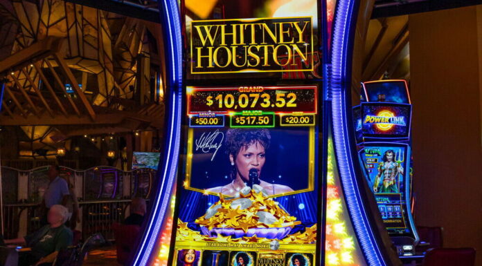 Mohegan Sun installs IGT's new Whitney Houston slots at Casino of the Sky
