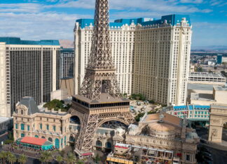 Caesars Entertainment opens skybridge at Paris Las Vegas