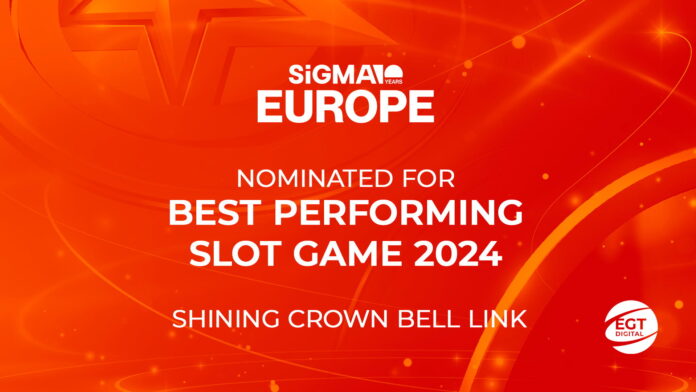 EGT Digital’s Shining Crown Bell Link nominated in Best Performing Slot Game category at SiGMA Europe Awards
