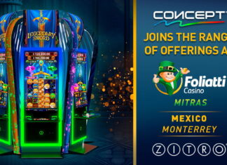 Zitro’s CONCEPT cabinet debuts at Mexico's Foliatti Mitras with new Legendary Sword game