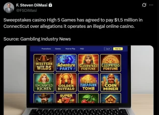 High 5 Games regains Connecticut licence, agrees to discontinue sweeps across state