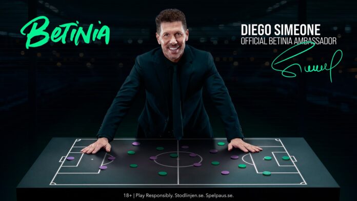 Betinia launches new campaign featuring brand ambassador Diego Simeone