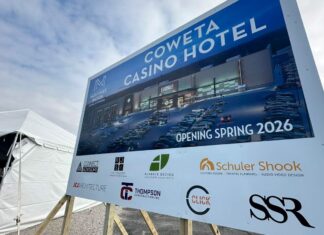 Oklahoma: Muscogee Nation to open $100 million Coweta Casino Hotel on March 2