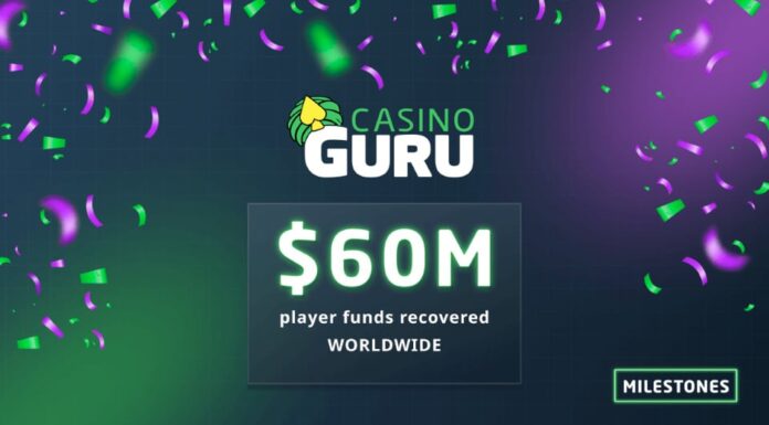 Casino Guru's Complaint Resolution Center surpasses $60 million returned to players