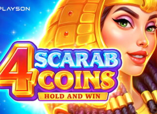 Playson expands Egyptian-themed game family with launch of 4 Scarab Coins: Hold and Win
