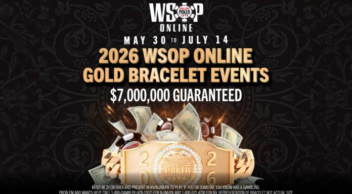 Caesars unveils 2026 WSOP Online schedule with 30 gold bracelet events