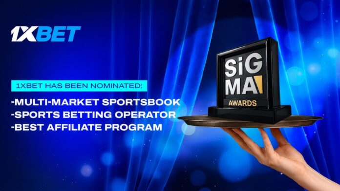 1xBet receives three nominations on the final shortlist for the SiGMA Europe Awards 2026