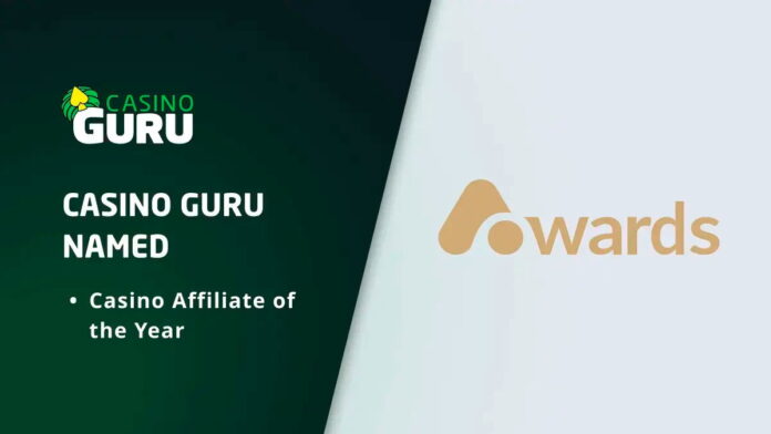 Casino Guru won Casino Affiliate of the Year at the AffPapa iGaming Awards 2026 in Madrid
