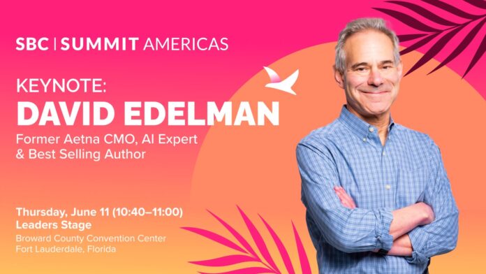 Former Aetna CMO David Edelman to speak on AI at SBC Summit Americas 2026