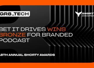 GR8_TECH's Bet It Drives wins Bronze at 18th Annual Shorty Awards for branded podcast