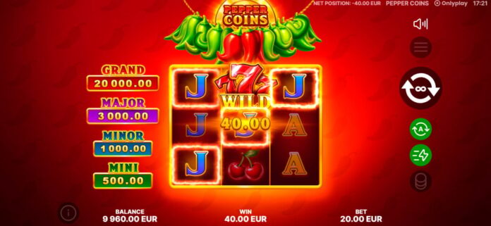 Onlyplay introduces Pepper Coins, a colorful 3x3 slot with dynamic gameplay