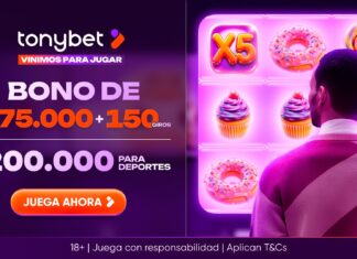 Tonybet's welcome offer for new Chilean players