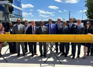 Virginia: Portsmouth celebrates topping off of $65 million Landing Hotel next to Rivers Casino
