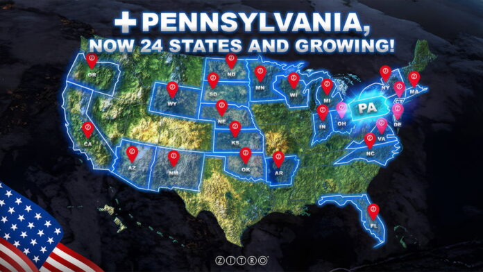 Zitro enters Pennsylvania with first state installation at Live! Casino Philadelphia