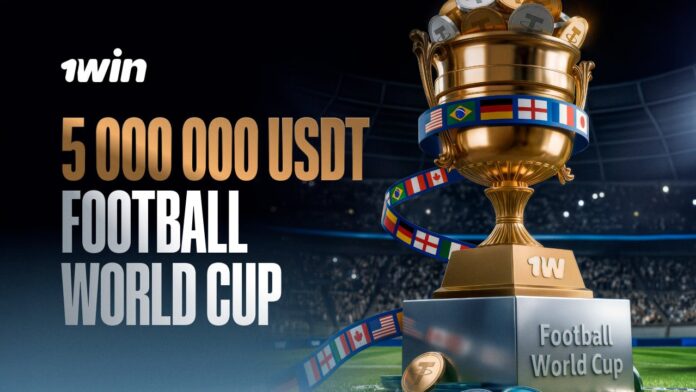 1win launches FIFA World Cup 2026 tournament with 5M USDT prize pool