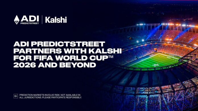 ADI Predictstreet partners with Kalshi in time for FIFA World Cup 2026 knockout stage