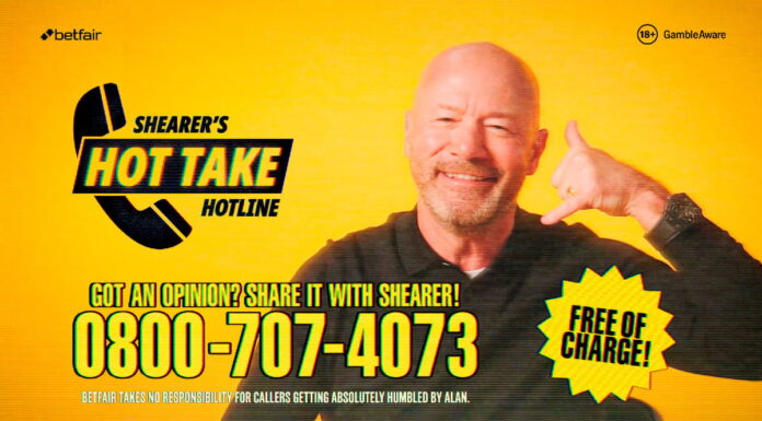 Betfair taps Alan Shearer for 'Hot Take Hotline' World Cup campaign