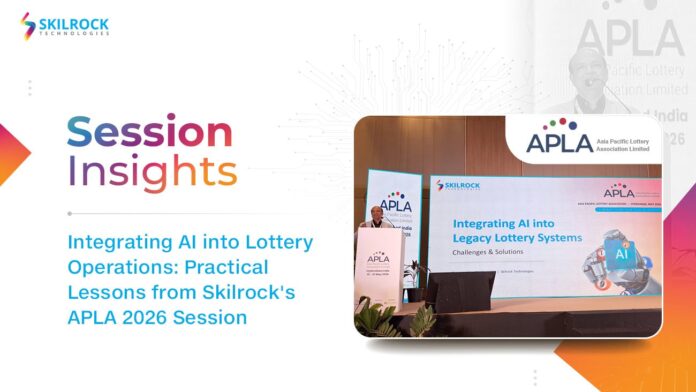 Skilrock CEO Sujit Lahiry explores AI integration in legacy lottery systems at APLA Seminar 2026