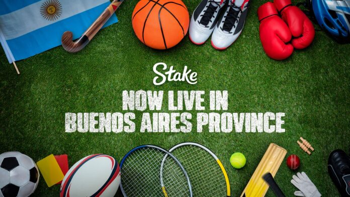 Stake launches online casino and sportsbook in Buenos Aires Province