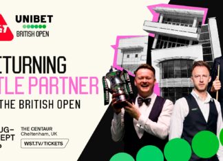 Unibet renews snooker's British Open title sponsorship for third consecutive year