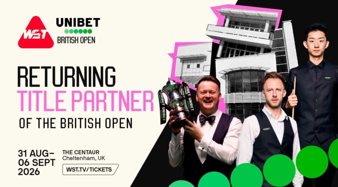 Unibet renews snooker's British Open title sponsorship for third consecutive year