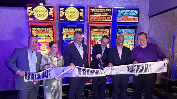 Aristocrat installs gaming industry's first $5 million links at The Cosmopolitan