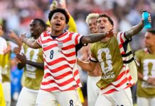 Caesars reports record soccer betting handle after US reaches World Cup round of 16